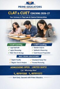 CLAT and CUET coaching